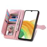 Custodia per telefono in pelle antiurto con fiore in rilievo, For Samsung Galaxy A13 4G, For Samsung Galaxy A22 4G, For Samsung Galaxy A22 5G, For Samsung Galaxy A32 4G