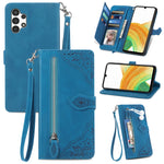 Custodia per telefono in pelle antiurto con fiore in rilievo, For Samsung Galaxy A13 4G, For Samsung Galaxy A22 4G, For Samsung Galaxy A22 5G, For Samsung Galaxy A32 4G