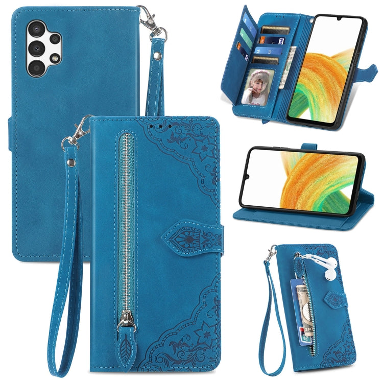 Custodia per telefono in pelle antiurto con fiore in rilievo, For Samsung Galaxy A13 4G, For Samsung Galaxy A22 4G, For Samsung Galaxy A22 5G, For Samsung Galaxy A32 4G