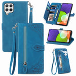 Custodia per telefono in pelle antiurto con fiore in rilievo, For Samsung Galaxy A13 4G, For Samsung Galaxy A22 4G, For Samsung Galaxy A22 5G, For Samsung Galaxy A32 4G