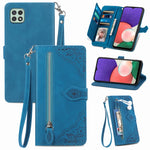 Custodia per telefono in pelle antiurto con fiore in rilievo, For Samsung Galaxy A13 4G, For Samsung Galaxy A22 4G, For Samsung Galaxy A22 5G, For Samsung Galaxy A32 4G