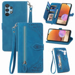 Custodia per telefono in pelle antiurto con fiore in rilievo, For Samsung Galaxy A13 4G, For Samsung Galaxy A22 4G, For Samsung Galaxy A22 5G, For Samsung Galaxy A32 4G