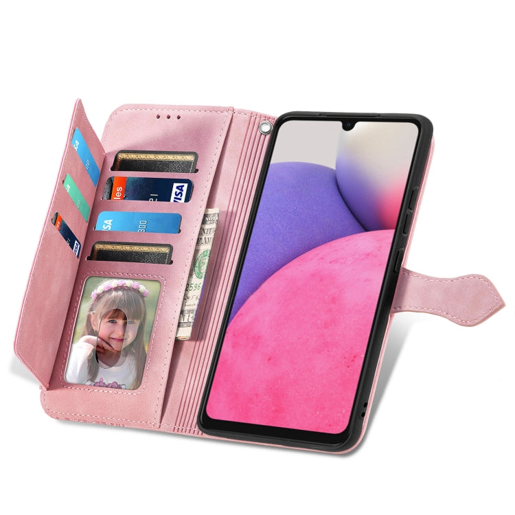 Custodia per telefono in pelle antiurto con fiore in rilievo, For Samsung Galaxy A33 5G, For Samsung Galaxy A52 5G, For Samsung Galaxy A52s 5G, For Samsung Galaxy A53 5G