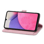 Custodia per telefono in pelle antiurto con fiore in rilievo, For Samsung Galaxy A33 5G, For Samsung Galaxy A52 5G, For Samsung Galaxy A52s 5G, For Samsung Galaxy A53 5G
