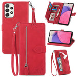 Custodia per telefono in pelle antiurto con fiore in rilievo, For Samsung Galaxy A33 5G, For Samsung Galaxy A52 5G, For Samsung Galaxy A52s 5G, For Samsung Galaxy A53 5G