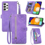 Custodia per telefono in pelle antiurto con fiore in rilievo, For Samsung Galaxy A33 5G, For Samsung Galaxy A52 5G, For Samsung Galaxy A52s 5G, For Samsung Galaxy A53 5G