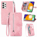 Custodia per telefono in pelle antiurto con fiore in rilievo, For Samsung Galaxy A73 5G, For Samsung Galaxy S20 FE, For Samsung Galaxy S20 Ultra, For Samsung Galaxy S21 FE 5G