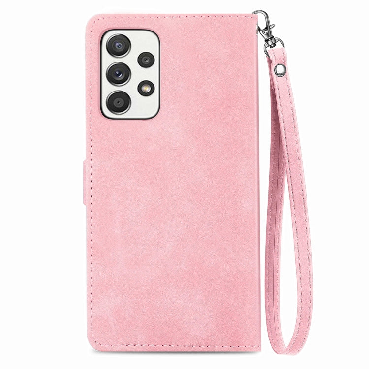 Custodia per telefono in pelle antiurto con fiore in rilievo, For Samsung Galaxy A73 5G, For Samsung Galaxy S20 FE, For Samsung Galaxy S20 Ultra, For Samsung Galaxy S21 FE 5G