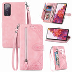 Custodia per telefono in pelle antiurto con fiore in rilievo, For Samsung Galaxy A73 5G, For Samsung Galaxy S20 FE, For Samsung Galaxy S20 Ultra, For Samsung Galaxy S21 FE 5G