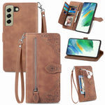 Custodia per telefono in pelle antiurto con fiore in rilievo, For Samsung Galaxy A73 5G, For Samsung Galaxy S20 FE, For Samsung Galaxy S20 Ultra, For Samsung Galaxy S21 FE 5G
