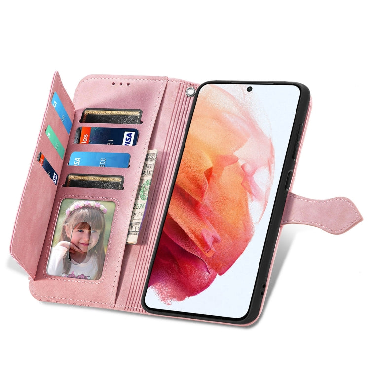 Custodia per telefono in pelle antiurto con fiore in rilievo, For Samsung Galaxy S21+ 5G, For Samsung Galaxy S21 Ultra 5G, For Samsung Galaxy S21 5G, For Samsung Galaxy S22+ 5G