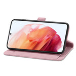 Custodia per telefono in pelle antiurto con fiore in rilievo, For Samsung Galaxy S21+ 5G, For Samsung Galaxy S21 Ultra 5G, For Samsung Galaxy S21 5G, For Samsung Galaxy S22+ 5G