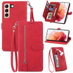 Custodia per telefono in pelle antiurto con fiore in rilievo, For Samsung Galaxy S21+ 5G, For Samsung Galaxy S21 Ultra 5G, For Samsung Galaxy S21 5G, For Samsung Galaxy S22+ 5G