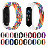 Cinturino elastico intrecciato in nylon regolabile, For Xiaomi Mi Band 7