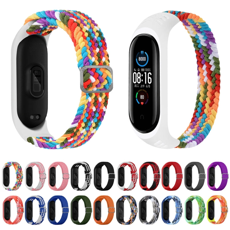 Cinturino elastico intrecciato in nylon regolabile, For Xiaomi Mi Band 7