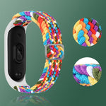 Cinturino elastico intrecciato in nylon regolabile, For Xiaomi Mi Band 7