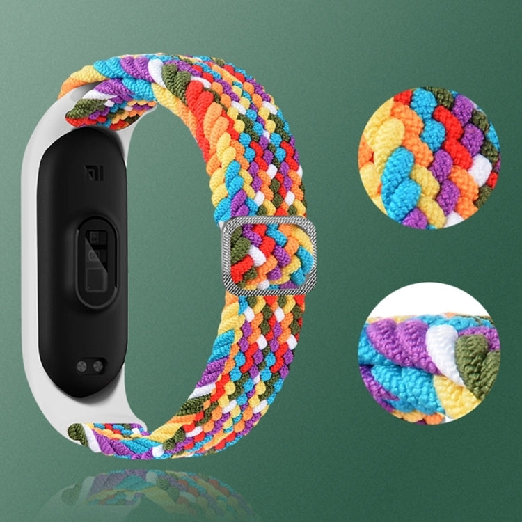Cinturino elastico intrecciato in nylon regolabile, For Xiaomi Mi Band 7