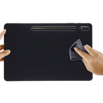 Custodia per tablet a copertura totale antiurto in silicone liquido Pure Color, For Samsung Galaxy Tab S8+/Tab S7+/Tab S7 FE