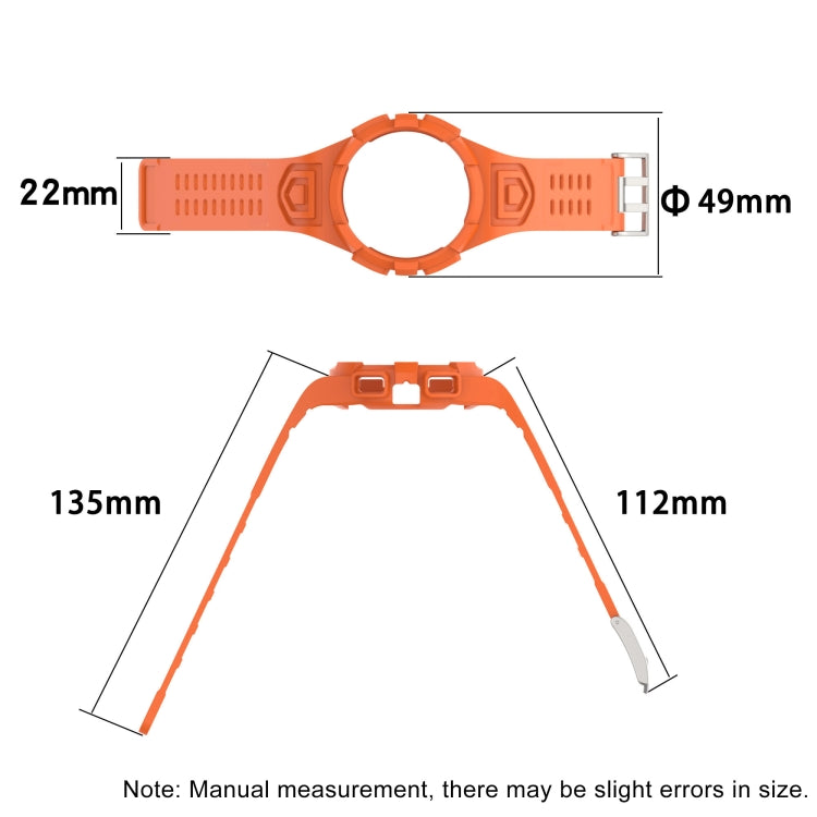 Cinturino integrato in silicone, For Samsung Galaxy Watch4 Classic 46mm