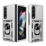 Cover per fotocamera scorrevole Custodia per telefono in TPU + PC, For Samsung Galaxy Z Fold4
