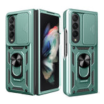 Cover per fotocamera scorrevole Custodia per telefono in TPU + PC, For Samsung Galaxy Z Fold4