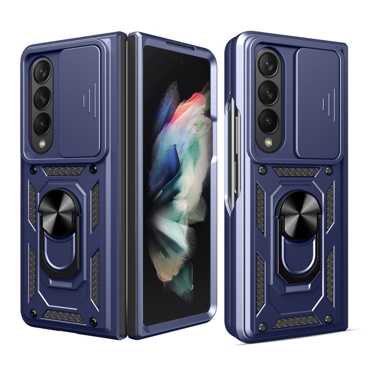 Cover per fotocamera scorrevole Custodia per telefono in TPU + PC, For Samsung Galaxy Z Fold4