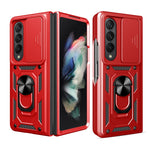 Cover per fotocamera scorrevole Custodia per telefono in TPU + PC, For Samsung Galaxy Z Fold4