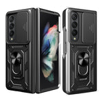Cover per fotocamera scorrevole Custodia per telefono in TPU + PC, For Samsung Galaxy Z Fold4
