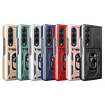 Cover per fotocamera scorrevole Custodia per telefono in TPU + PC, For Samsung Galaxy Z Fold4