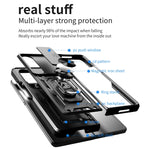 Cover per fotocamera scorrevole Custodia per telefono in TPU + PC, For Samsung Galaxy Z Fold4