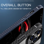 Custodia antiurto in fibra di carbonio per iPhone 14 Pro