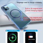 Custodia TPU trasparente MagSafe per iPhone 14 Pro, Pro Max e Plu