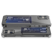 Custodia per telefono in TPU trasparente con slot per schede, For iPhone 14 Pro Max, For iPhone 14 Pro, For iPhone 14, For iPhone 14 Plus