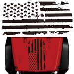 D-778 Adesivo decorativo modificato per auto modello bandiera americana, D-778
