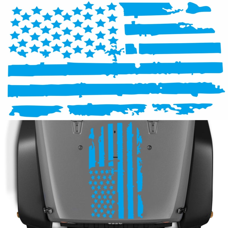 D-778 Adesivo decorativo modificato per auto modello bandiera americana, D-778