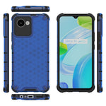 Custodia protettiva antiurto per PC a nido d'ape + TPU, For OPPO Realme C30