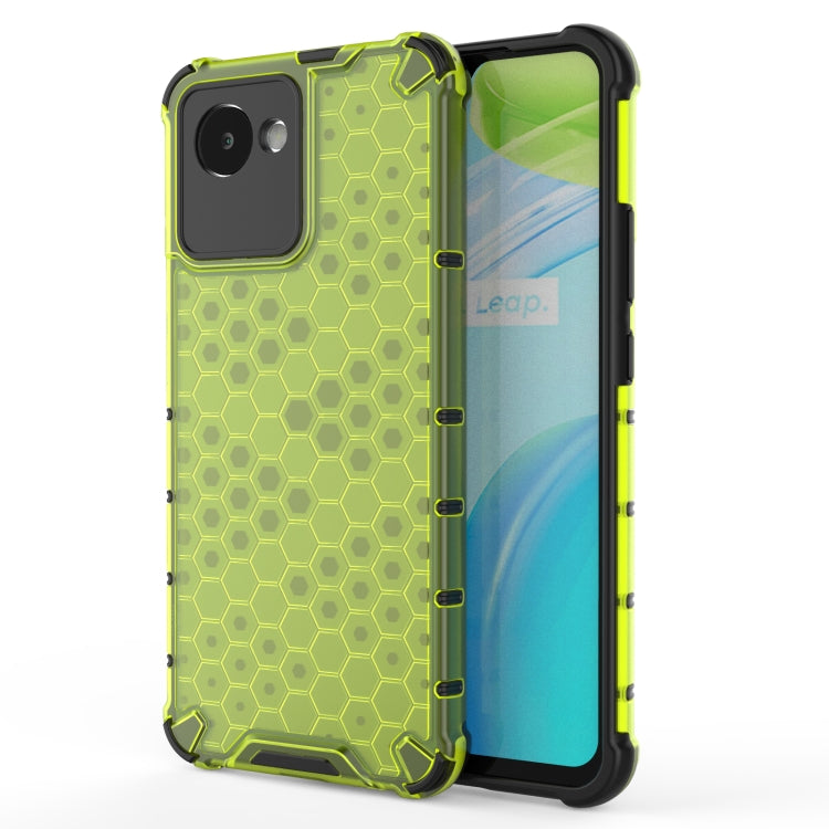 Custodia protettiva antiurto per PC a nido d'ape + TPU, For OPPO Realme C30