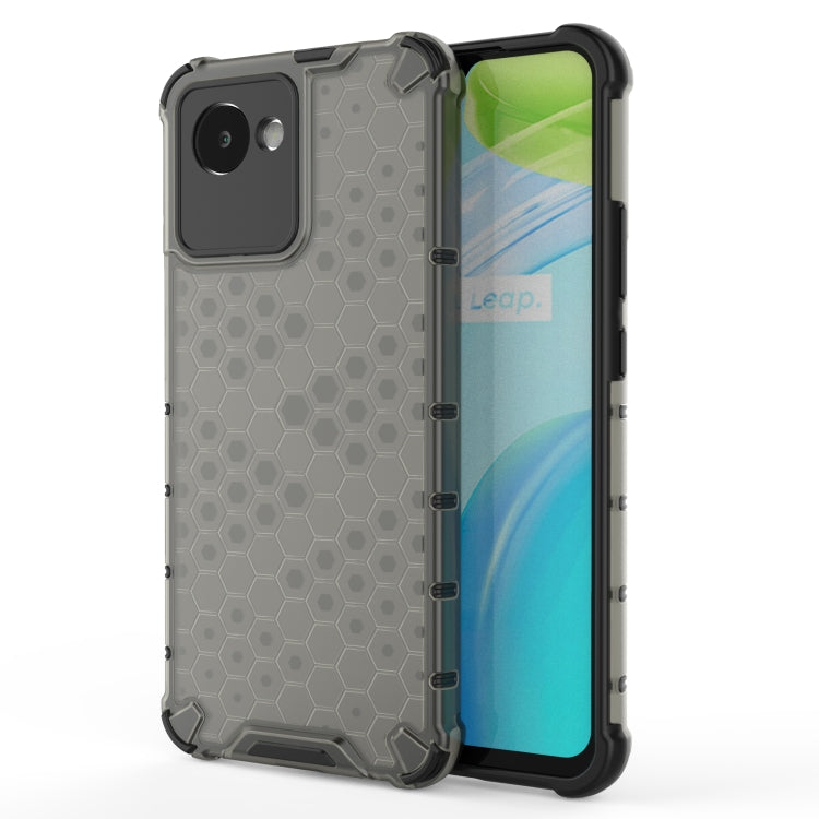 Custodia protettiva antiurto per PC a nido d'ape + TPU, For OPPO Realme C30