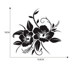D-798 Adesivo decorativo modificato per auto con motivo a fiori, D-798
