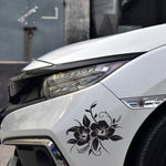 D-798 Adesivo decorativo modificato per auto con motivo a fiori, D-798