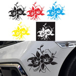 D-798 Adesivo decorativo modificato per auto con motivo a fiori, D-798