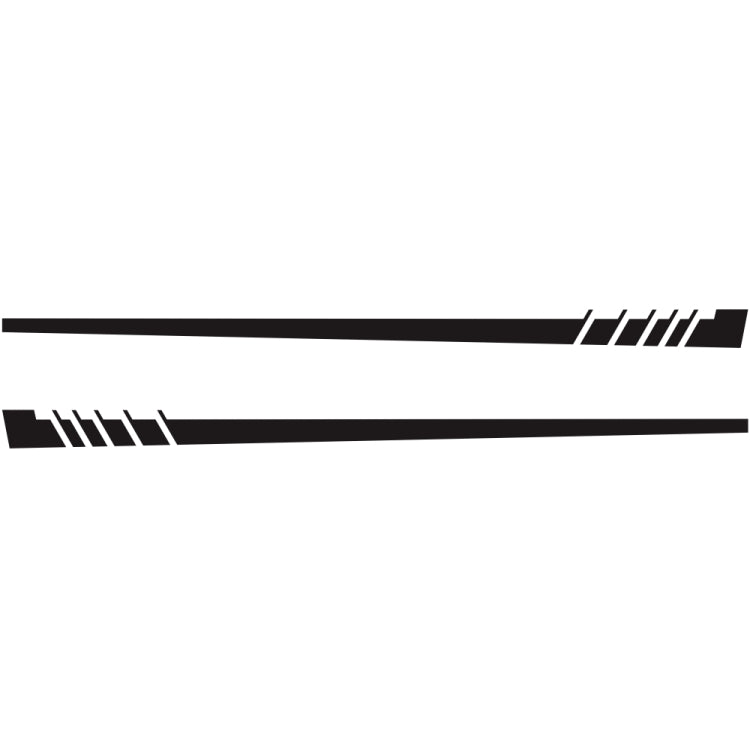 2 PCS/Set D-854 Adesivo decorativo modificato per auto con motivo a strisce, D-854