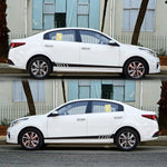 2 PCS/Set D-854 Adesivo decorativo modificato per auto con motivo a strisce, D-854
