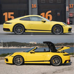 2 PCS/Set D-854 Adesivo decorativo modificato per auto con motivo a strisce, D-854