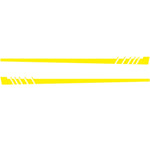 2 PCS/Set D-854 Adesivo decorativo modificato per auto con motivo a strisce, D-854