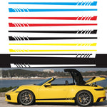 2 PCS/Set D-854 Adesivo decorativo modificato per auto con motivo a strisce, D-854