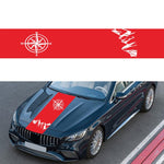 D-864 Adesivo decorativo modificato per auto modello bussola, D-864