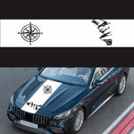 D-864 Adesivo decorativo modificato per auto modello bussola, D-864