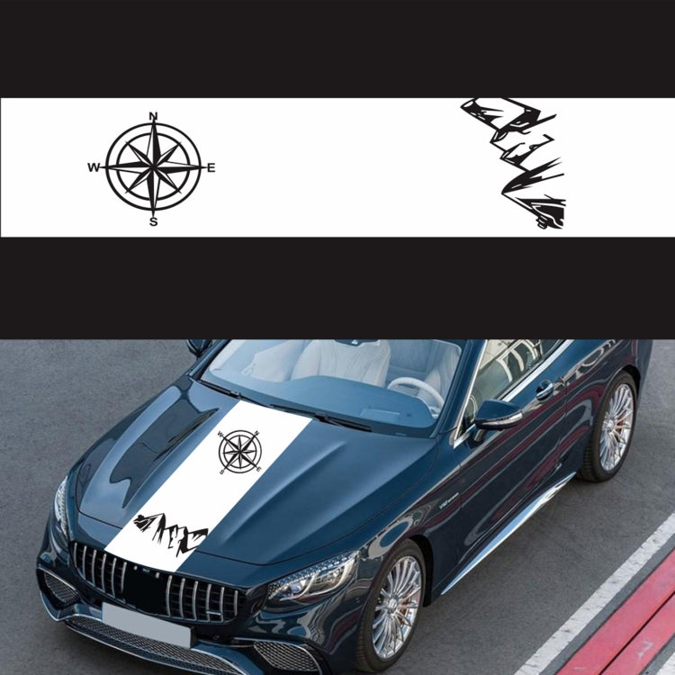 D-864 Adesivo decorativo modificato per auto modello bussola, D-864