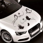 D-907 Adesivo decorativo modificato per auto con motivo a farfalle, D-907